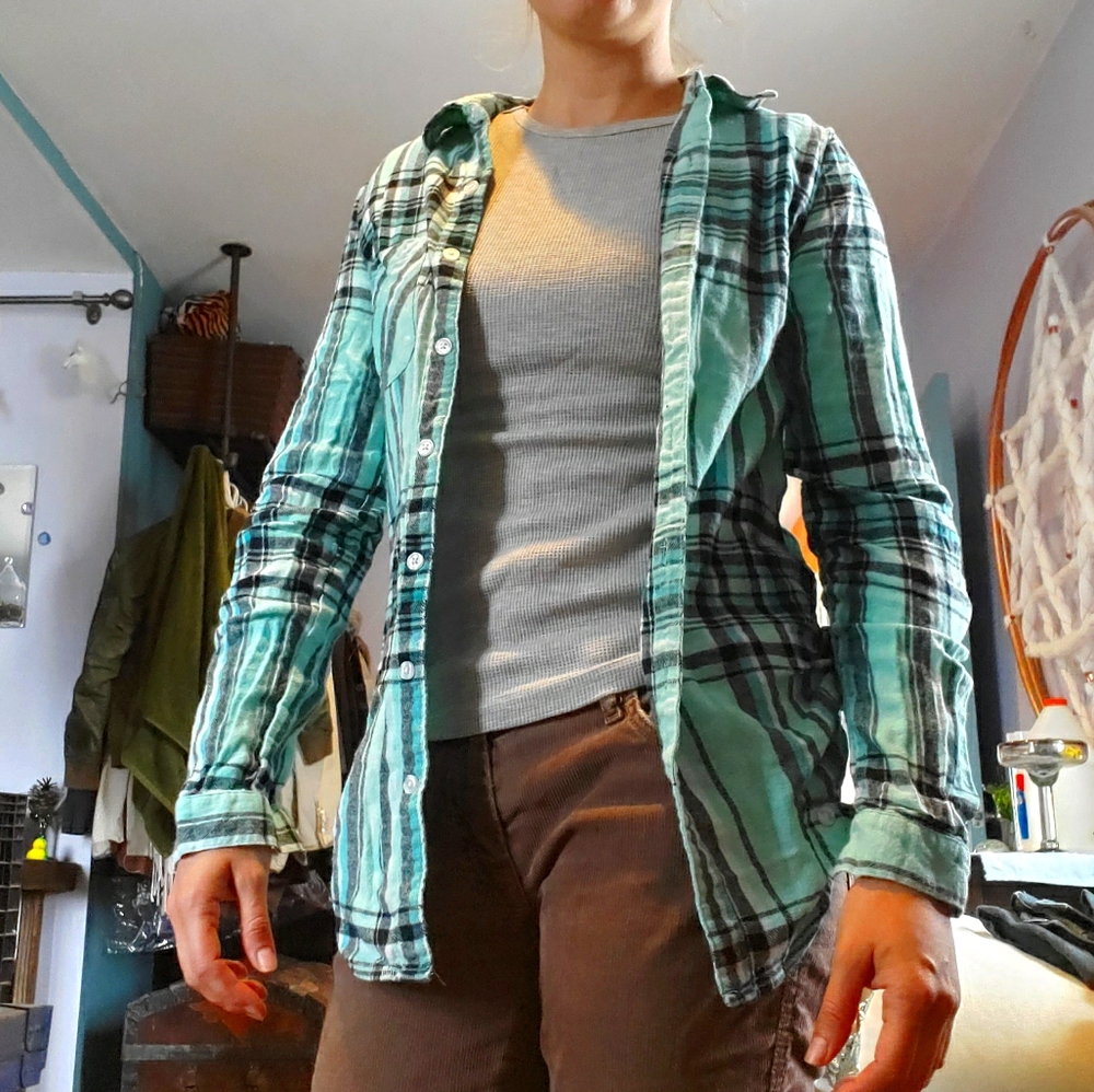 Cotton flannel shirt